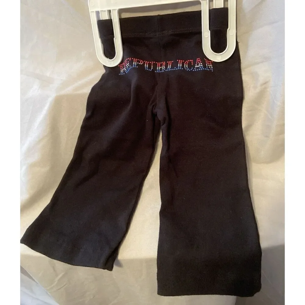 Carter Baby Girl Republican Outfit Size‎ 3 Months Black And White